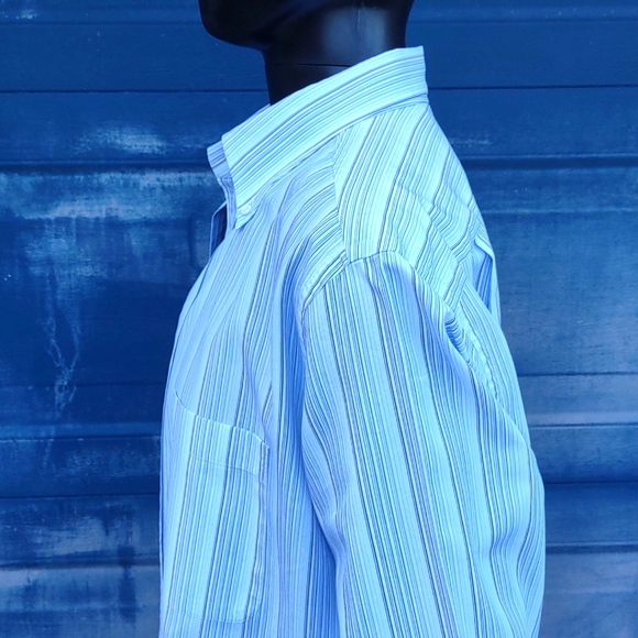 Ermenegildo Zegna Pure Cotton Rossini Multi-Color Stripe Luxury Shirt - Picture 11 of 17